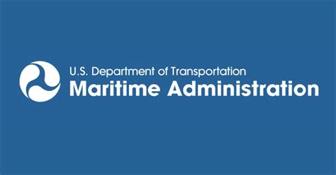 department of transportation maritime administration.